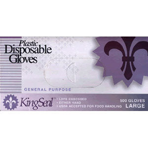 Poly Foodservice Gloves, "500" Box Dispenser
