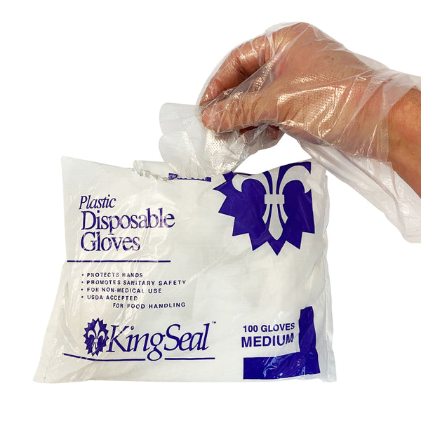 Poly Foodservice Gloves, Bag Dispenser