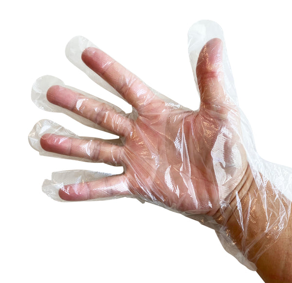 Poly Foodservice Gloves, "500" Box Dispenser