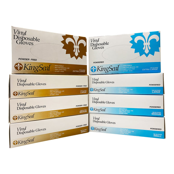 Vinyl General Purpose Grade Gloves, Powdered