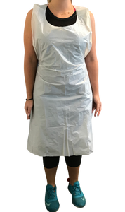 Poly Disposable Aprons, 28x46