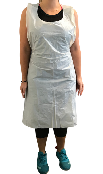 Poly Disposable Aprons, 28x46