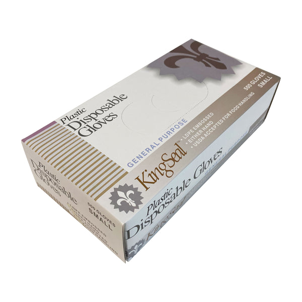 Poly Foodservice Gloves, "500" Box Dispenser