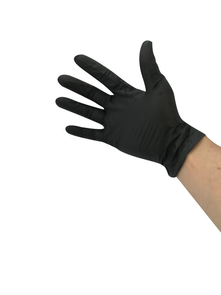 KingSeal UltraBlack Nitrile Exam Gloves, 4 MIL, Powder-Free, Latex-Free, Medical Grade
