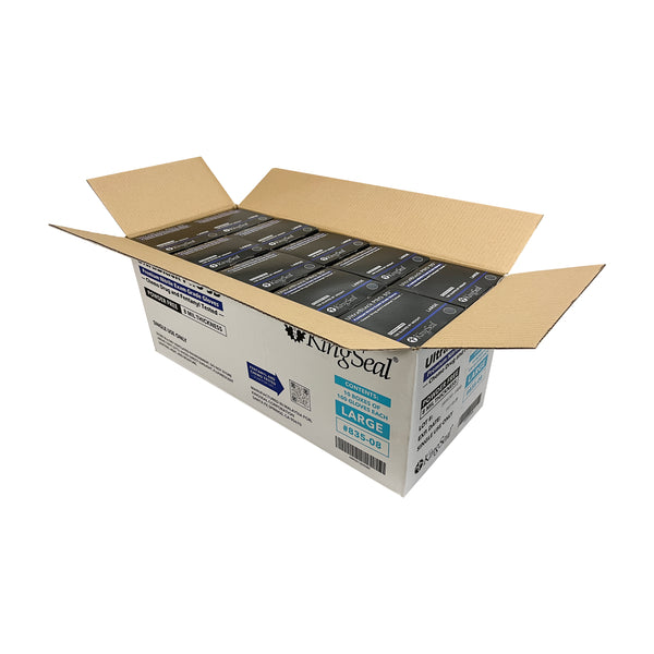 KingSeal UltraBlack PRO-3D Nitrile Exam Gloves, Raised Diamond Texture Grip, 8 MIL, Powder-Free, 8 Mil, Chemo & Fentanyl Tested