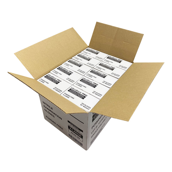 KingSeal UltraBlack-PRO Nitrile Exam Gloves, 5 MIL, Powder-Free, Latex-Free, Medical Grade