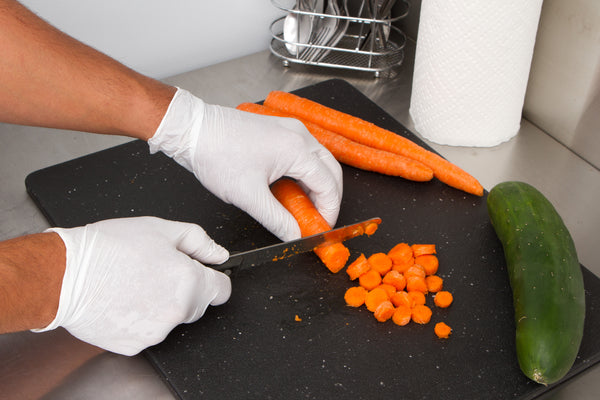 NitrileSelect® Nitrile General Purpose Gloves, White, Latex-free and Powder-free (4/200)