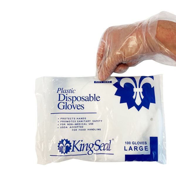 Poly Foodservice Gloves, Bag Dispenser