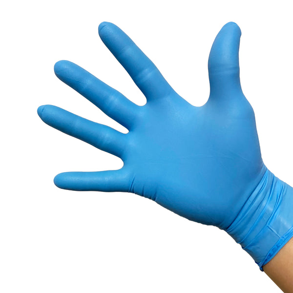 Nitrile Examination Gloves, 3 Mil Thickness, Blue, Latex-Free, Powder-Free (10/100)