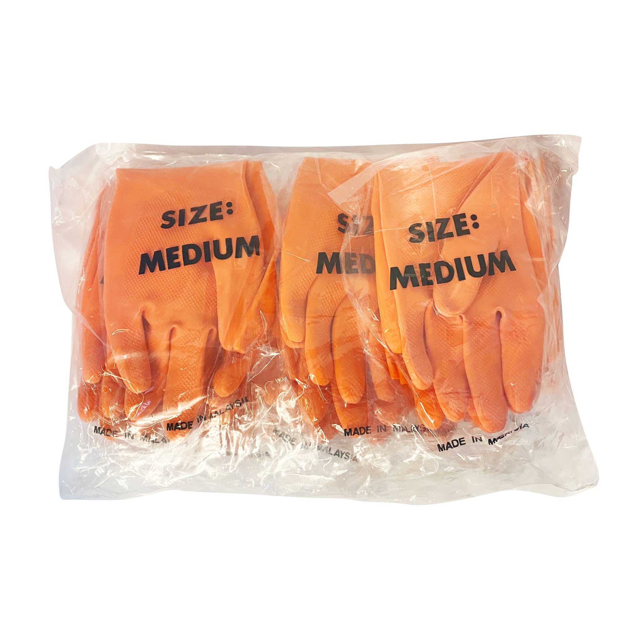 Orange heavy weight latex Gloves
